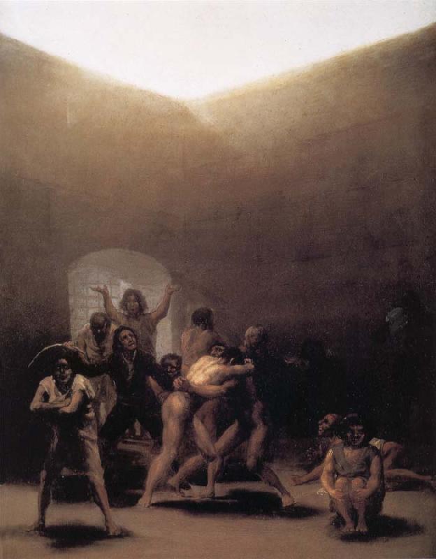 Francisco Goya Corral de Locos oil painting image